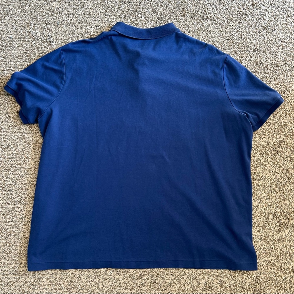 Polo by Ralph Lauren Men's Blue Polo Shirt Size XXL - Picture 2 of 8